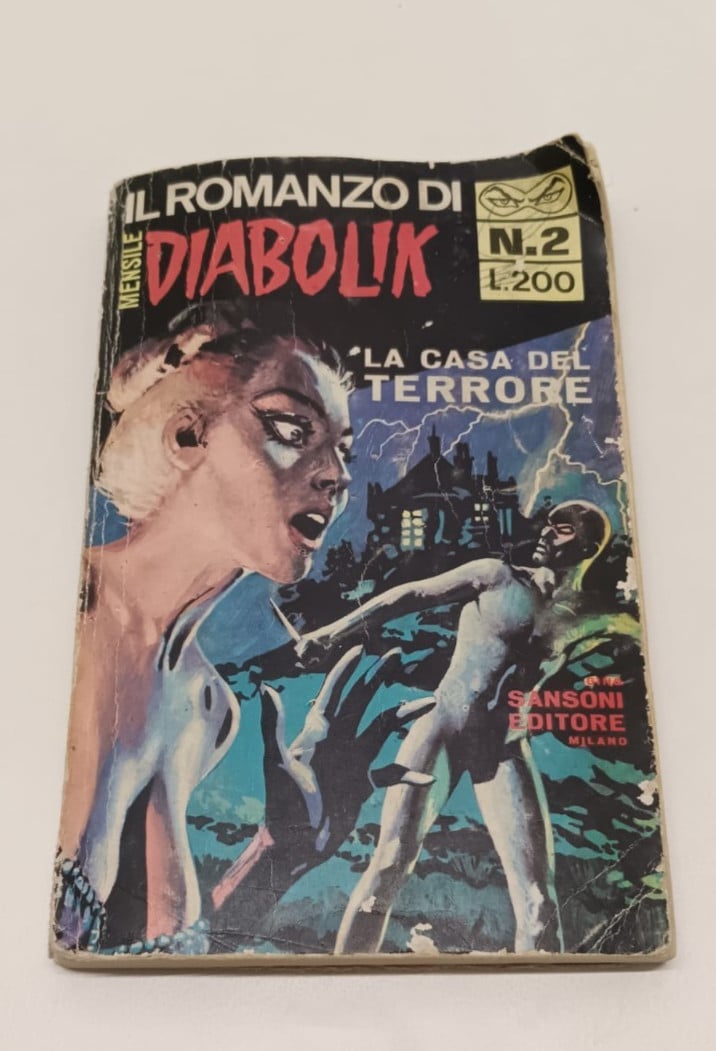 IL ROMANZO DI DIABOLIK ANNO I - N.2 LA CASA DEL  TERRORE