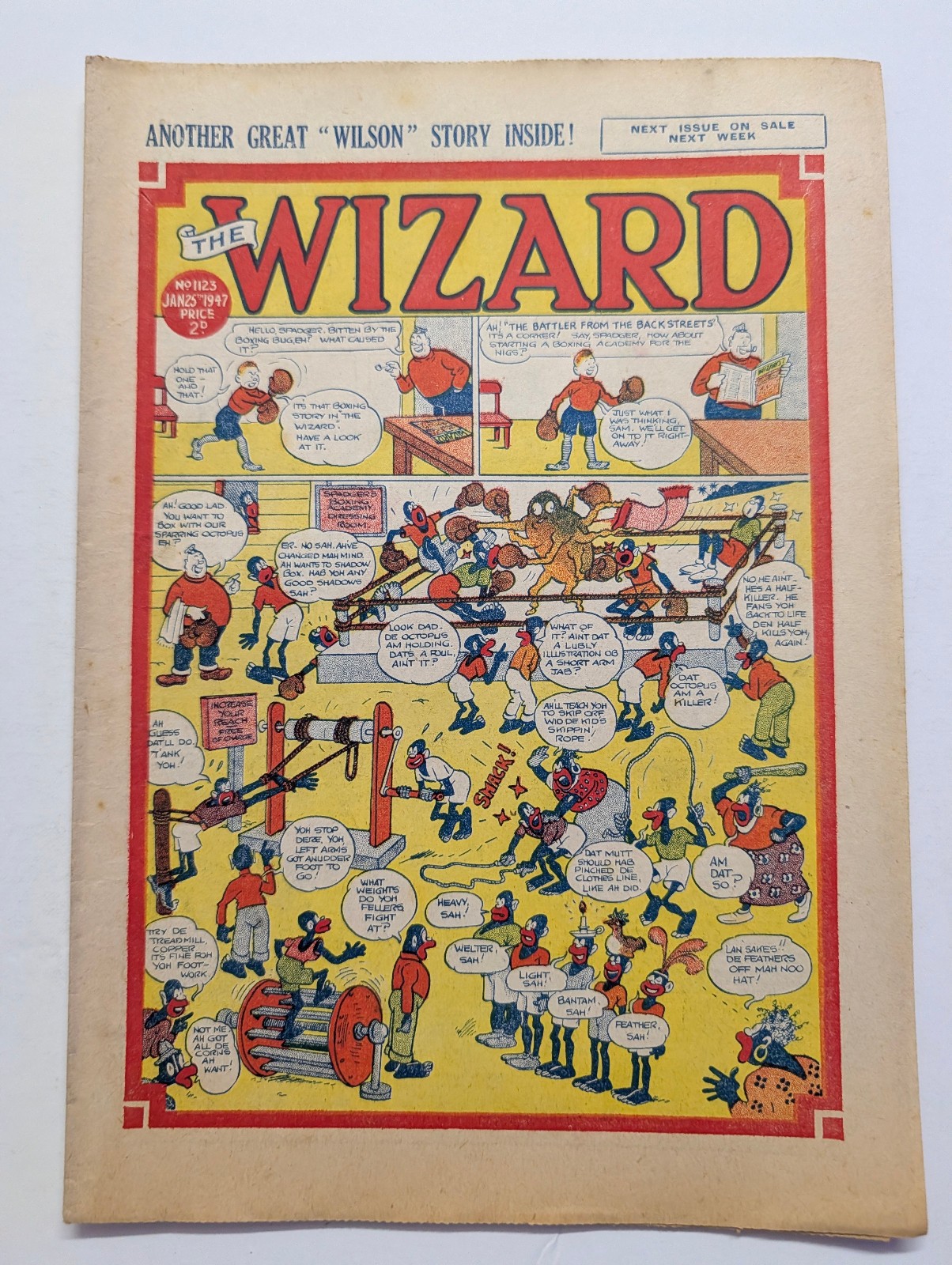 Wizard Comic No 1123, January 25th 1947.
