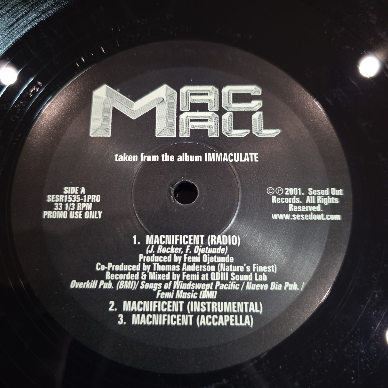Mac Mall – Macnificent / Some Mo Of It -  2001 12" Promo Vinyl Vg+