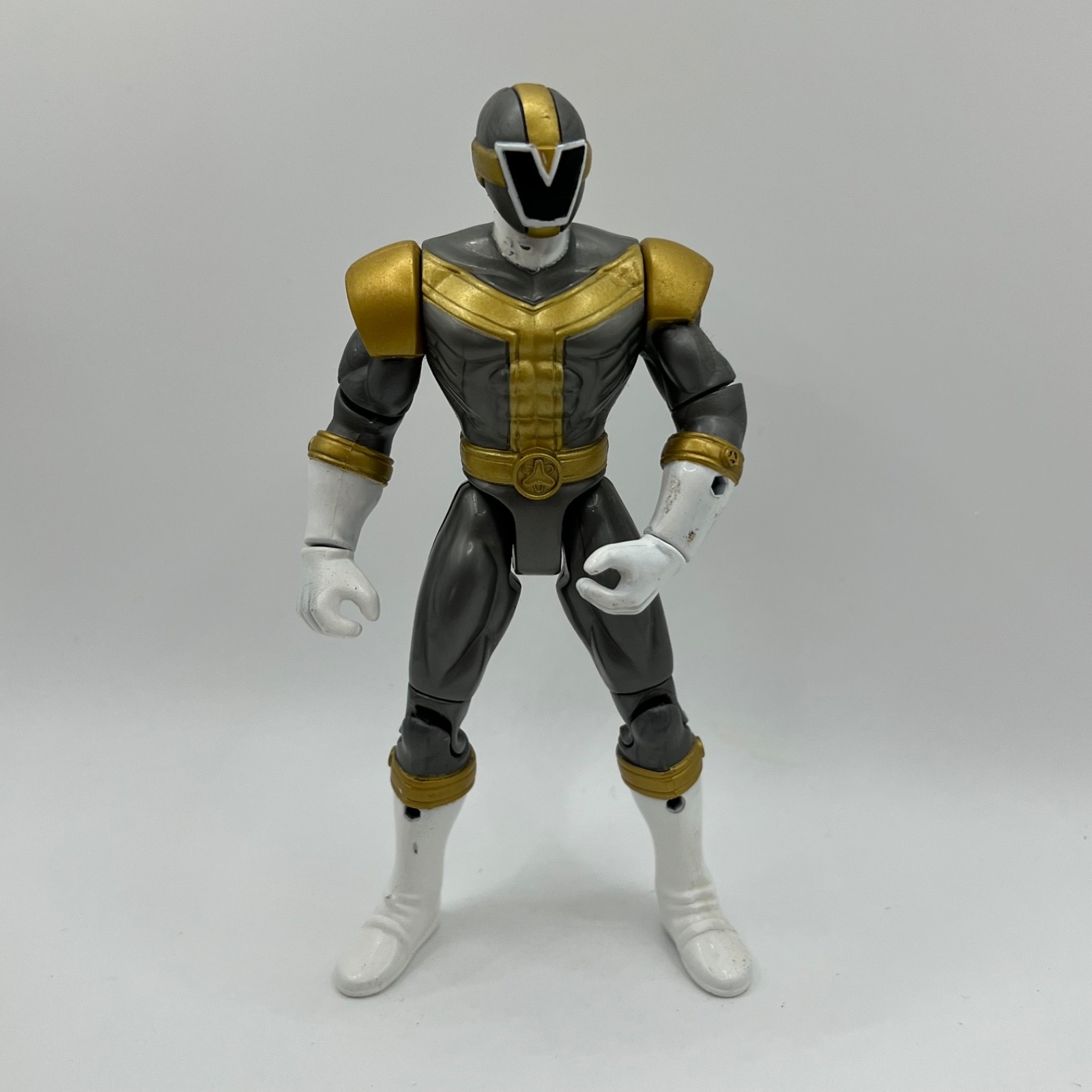 Bandai Power Rangers Lightspeed Rescue Titanium Ranger Modellino 5,5" #6