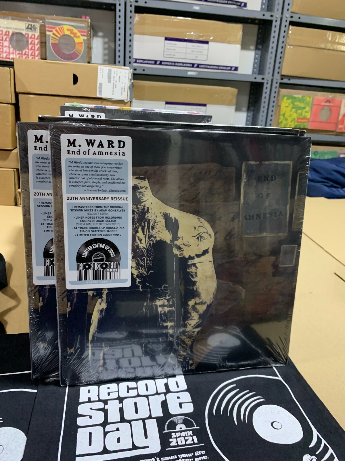 M Ward 2 LP End Of Amnesia 20TH Anniversary) Colori Vinyl RSD 2021 Sealed