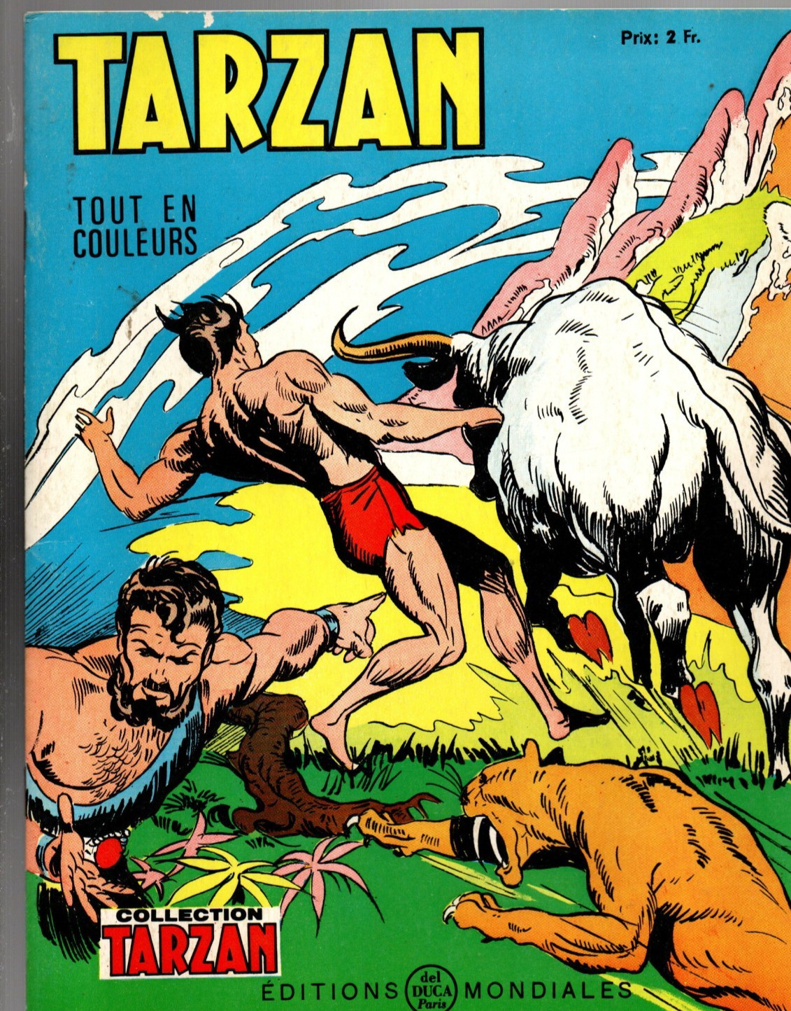 TARZAN Tout en couleurs n°38. Editions Mondiales  1969. Etat neuf