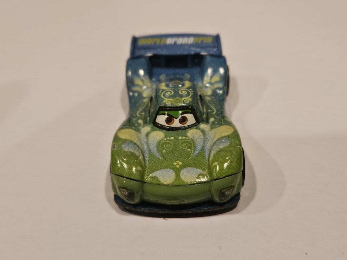 Disney Pixar Cars Carla Veloso – World Grand Prix – 1:55 Diecast by Mattel – 