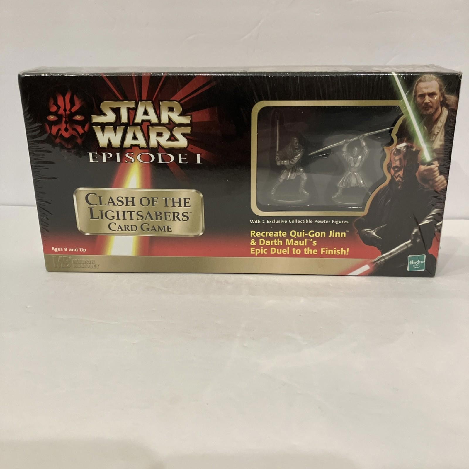 VTG 99’ Star Wars Episode 1 Clash of the Lightsabers Card Game Pewter Figure NEW