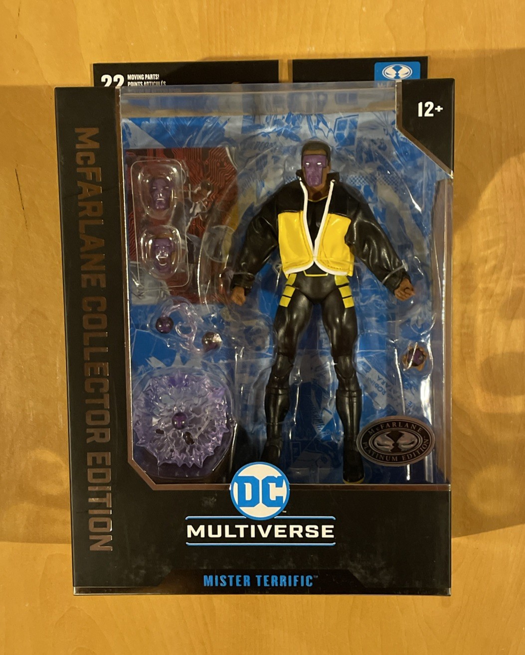 Figurina Mcfarlane DC Multiverse #38 Mister Terrific 7” Edizione Platino Nuova