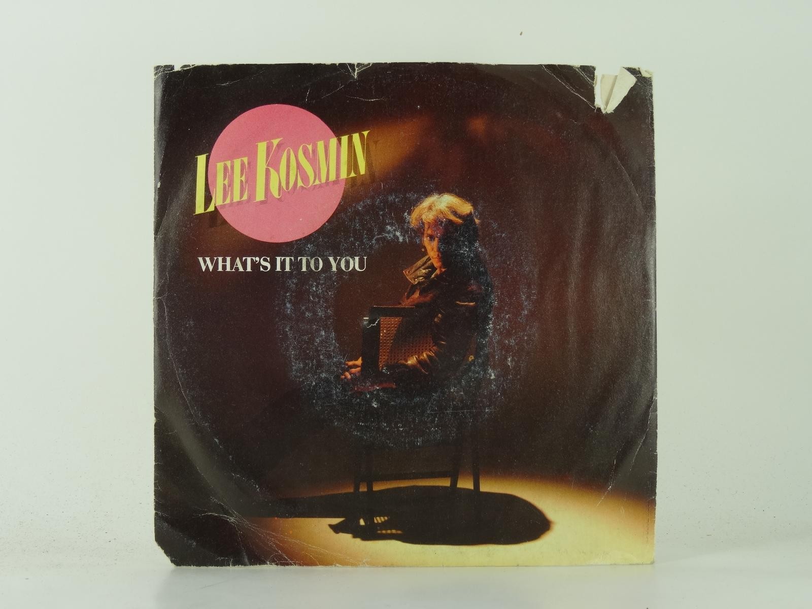LEE KOSMIN WHAT'S IT TO YOU (53) 2 Track 7" Single including Picture Sleeve WEA 