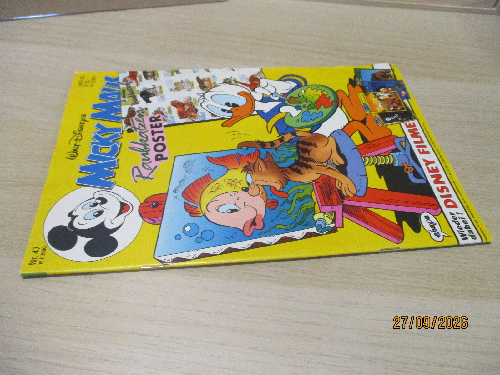Topolino 47 / 1990 con allegati poster