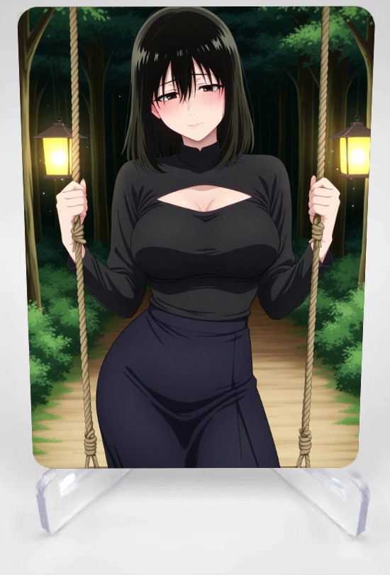Stampa artistica anime Kabura Honda - Card/4x6/5x7 Waifu da collezione CTN-KHO-01