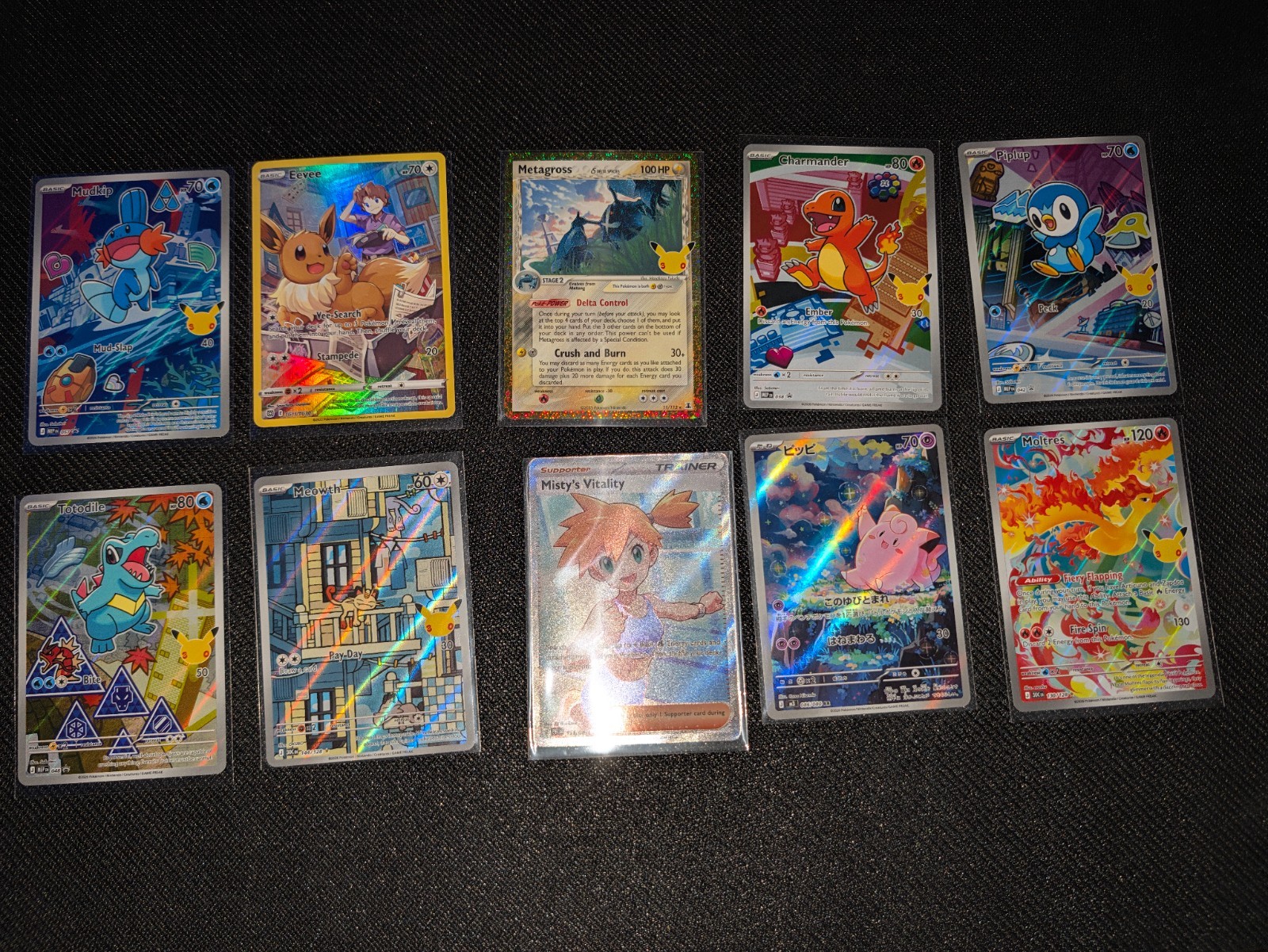 LOTTO MISTO ILLUSTRAZIONE POKEMON RARE 51 carte (guarda @ le foto)
