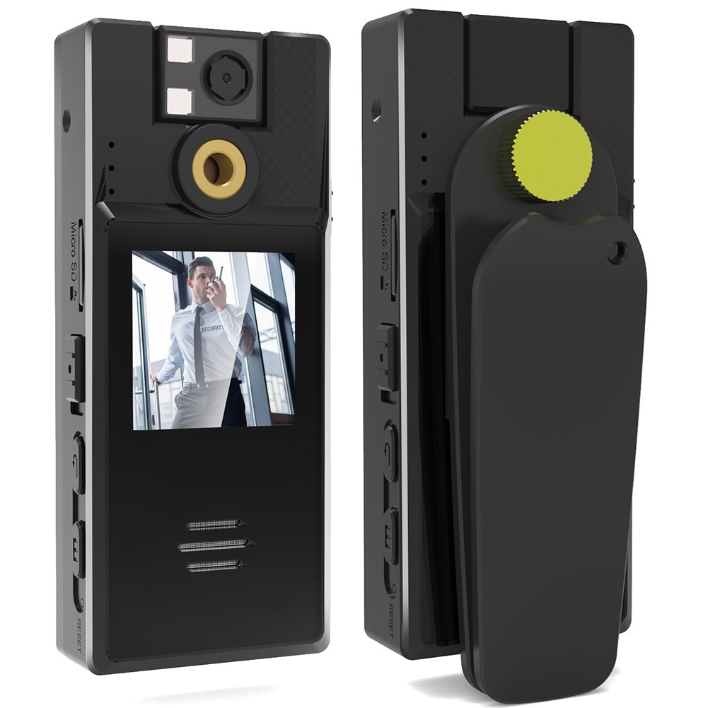 Bodycam 128 GB con registrazione audio e video, bodycam 1080 FHD con 187051 circa