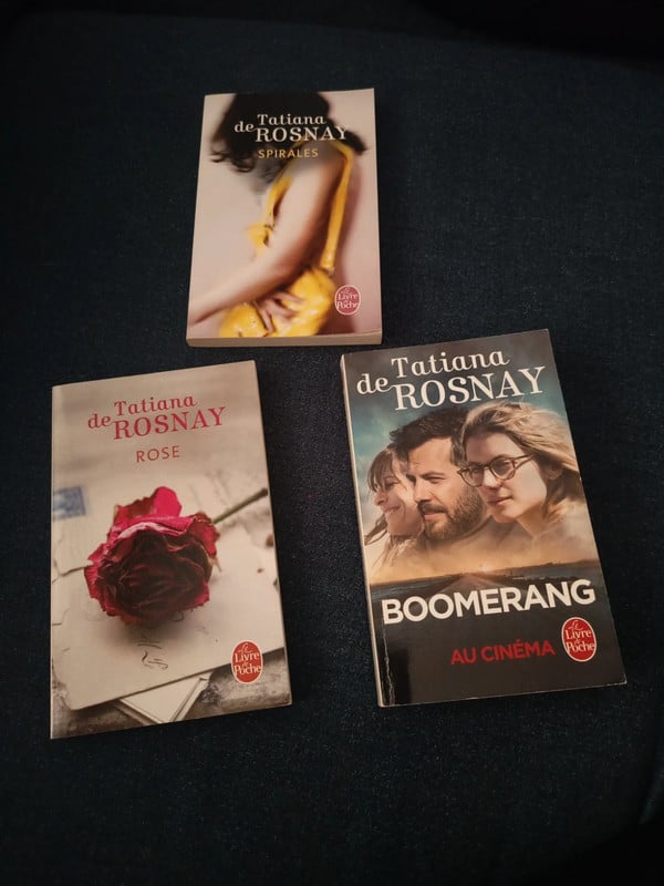 Lots de trois livres de poche de Tatiana de Rosnay