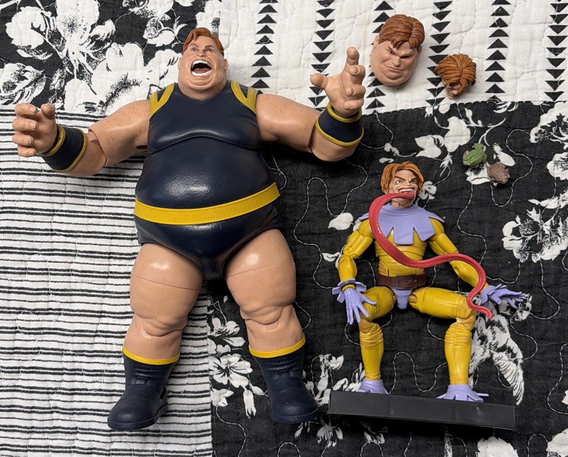 Marvel Legends Il Blob E Rospo Personaggi Sciolti!