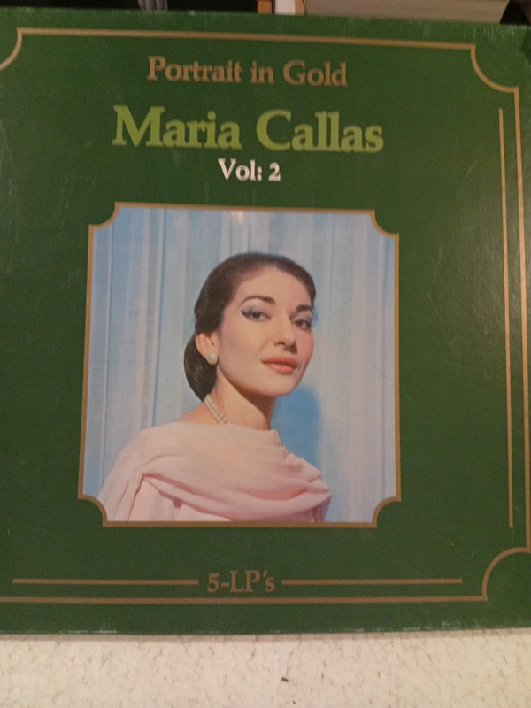 Álbum 5 LP. Maria Callas. Portrait in Gold. Vol: 2.  Como nuevo.