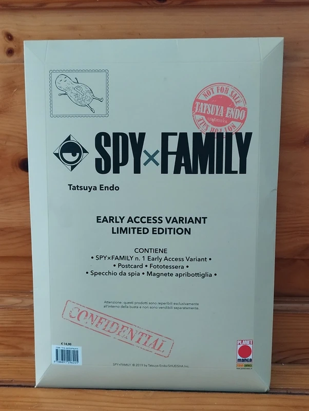 Spy x Family 1 Variant early access - Sigillata Planet Manga Panini