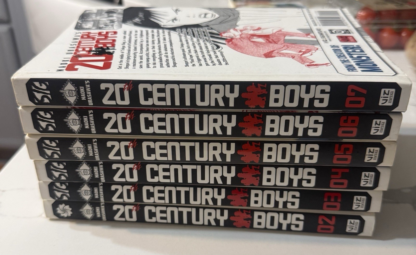 Lotto 6 ragazzi del XX secolo vol. Set 2-7 manga inglesi Naoki Urasawa VG PB