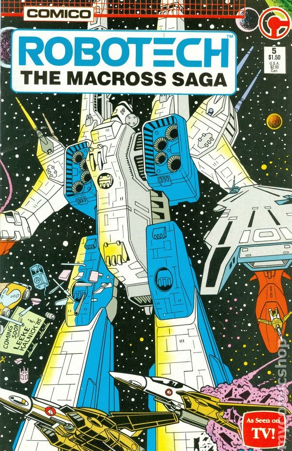 Robotech La Saga Macross #5 VG 1985 Immagine Stock Basso Grado