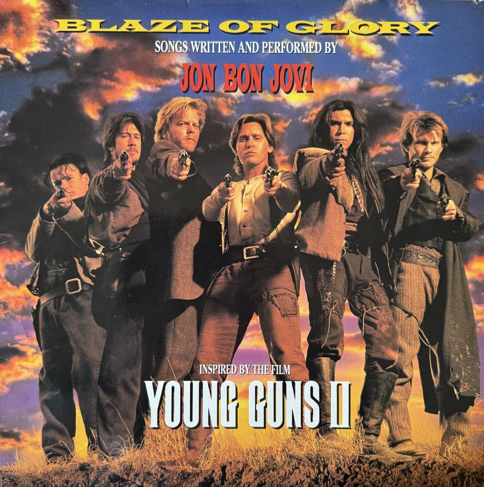 Jon Bon Jovi - Blaze Of Glory/Young Guns II (LP) (VG+/VG)
