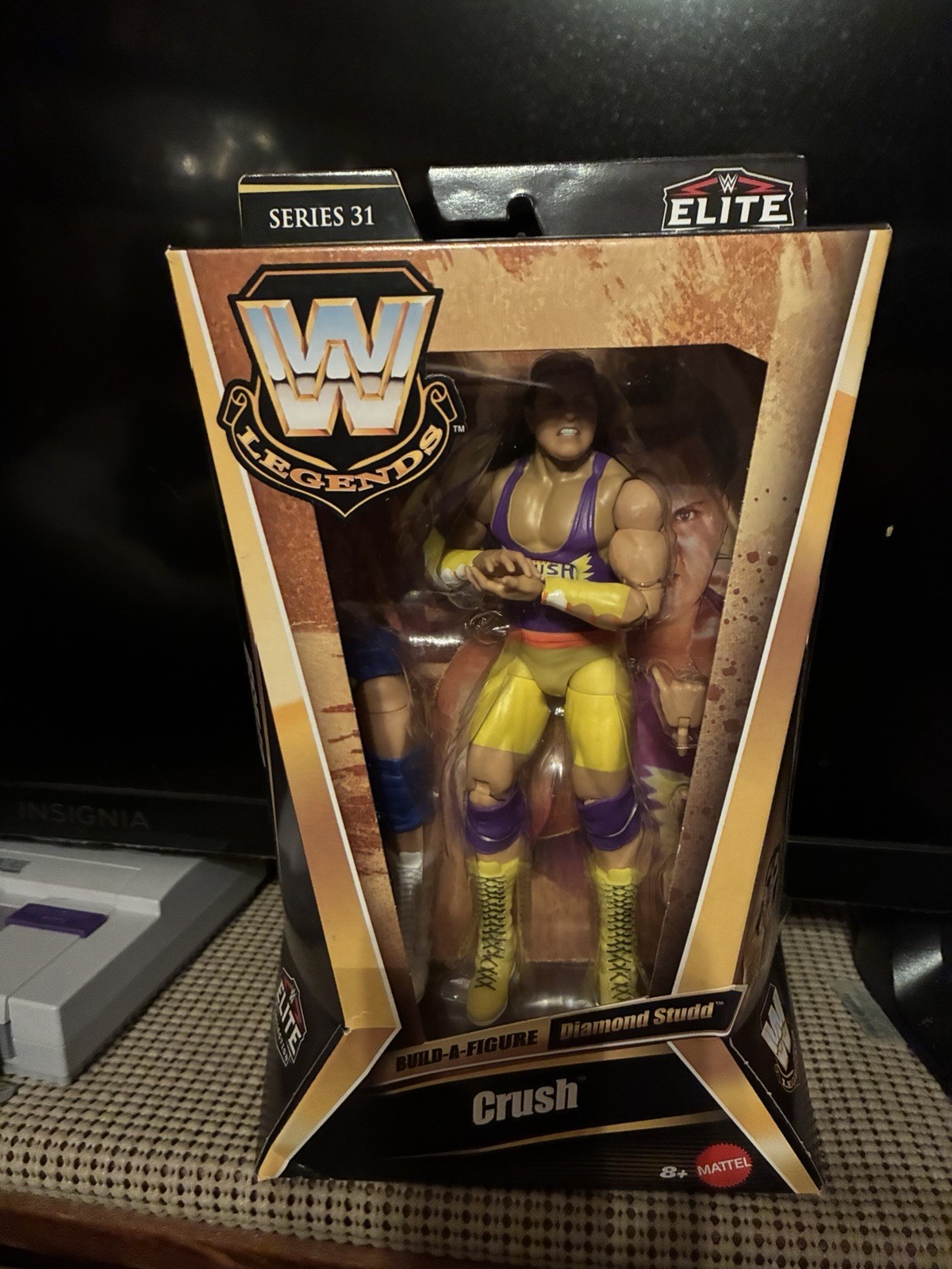 WWE Elite Legends Crush nuovo con scatola leggi