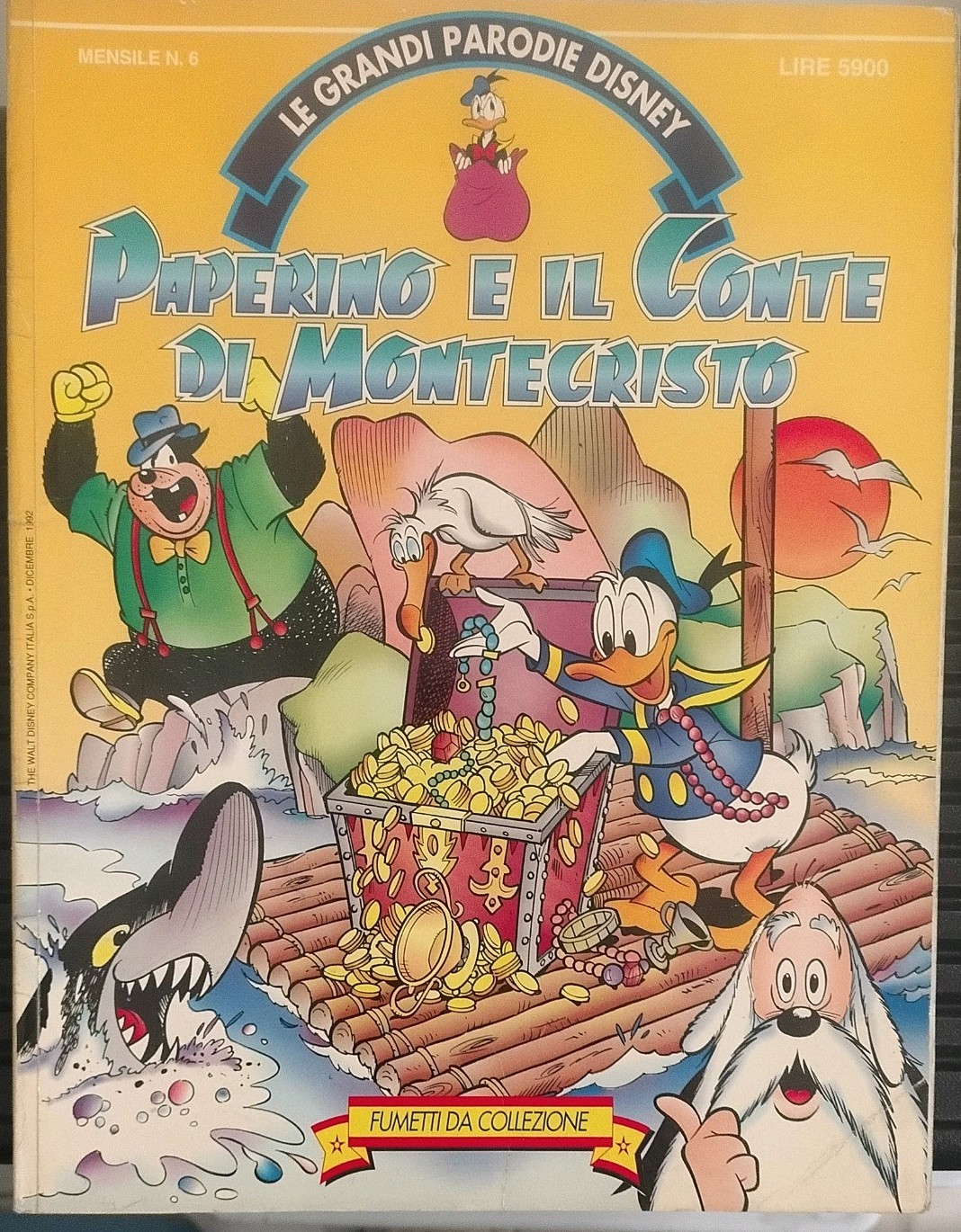 Le grandi Parodie Disney - Paperino e il conte di Montecristo n° 6