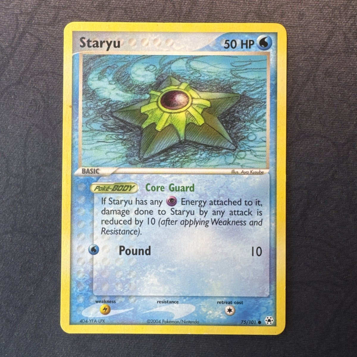 Staryu 75/101 EX Leggende Nascoste Pokemon