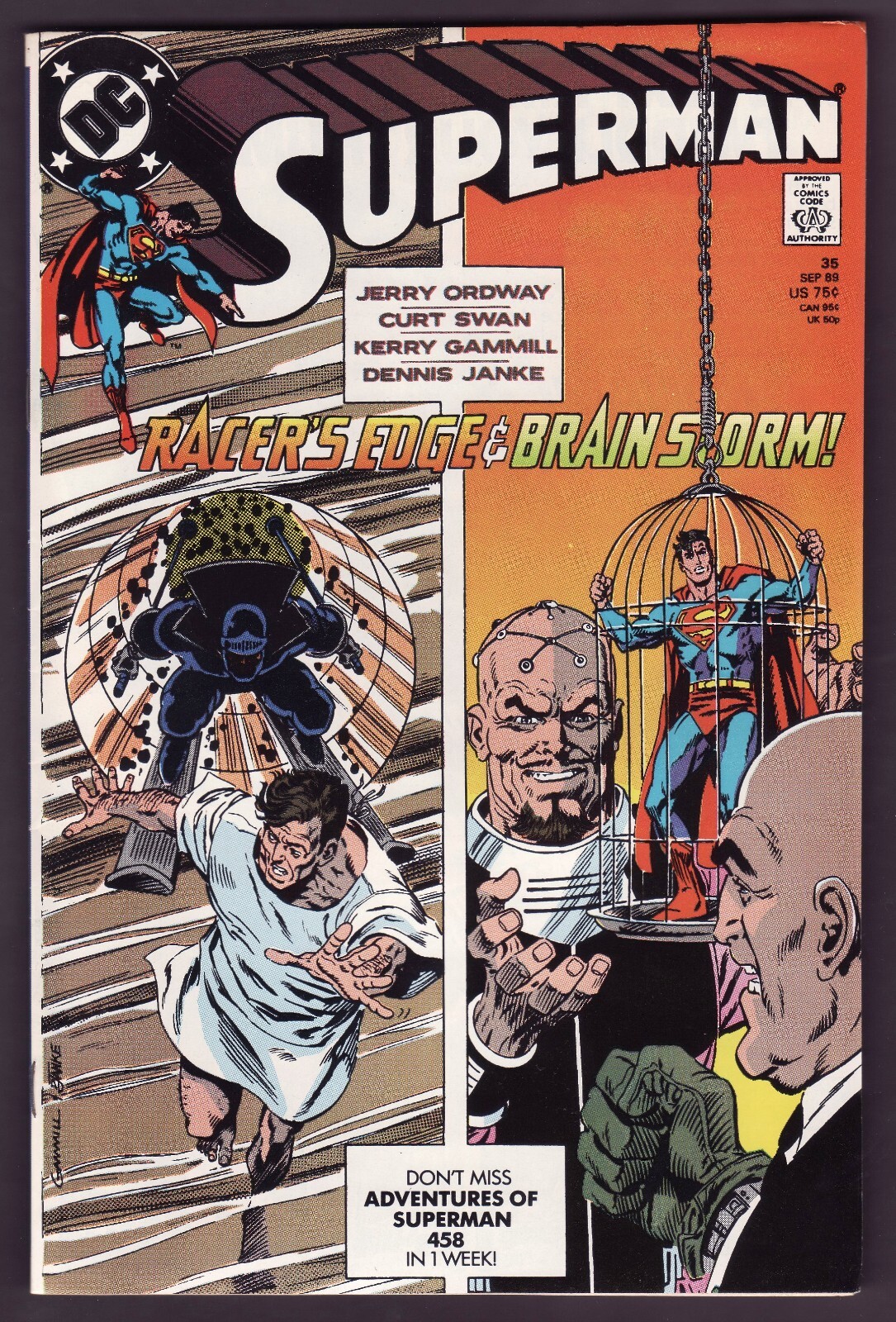 SUPERMAN - N. 35 - DC Comics - 1989 - Ordway, Swan, Gammill, Janke - U.S. !!