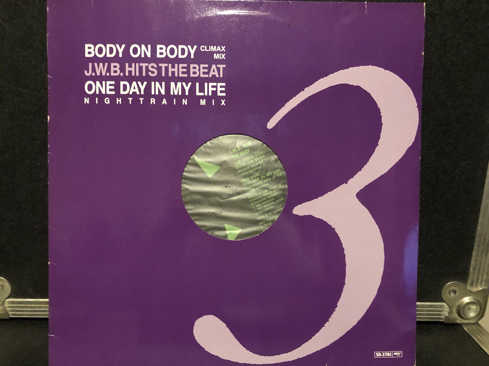 J.W.B. Hits The Beat 12” One Day In My Life - VG+ Germany Import