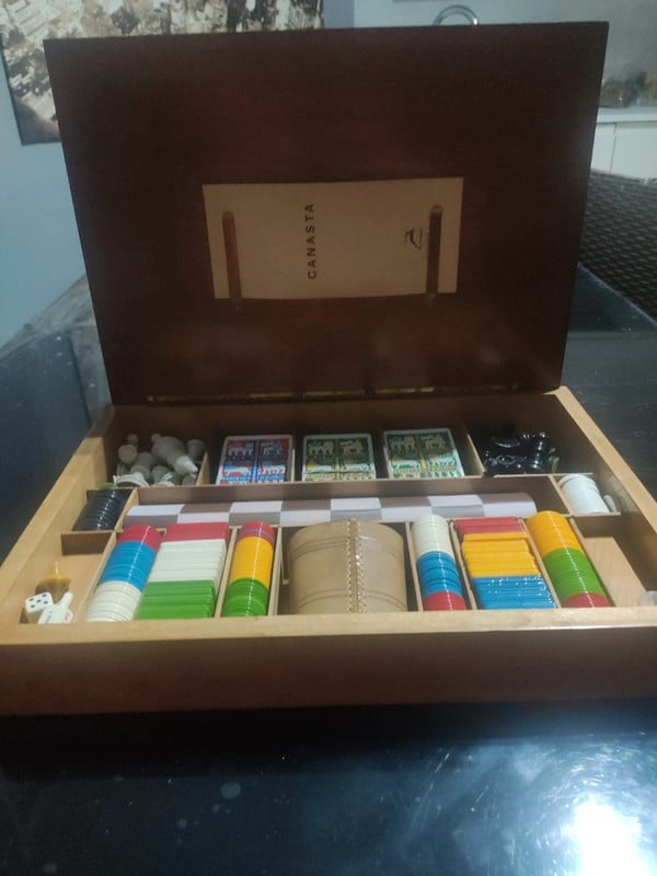 Cofanetto multigioco vintage modiano