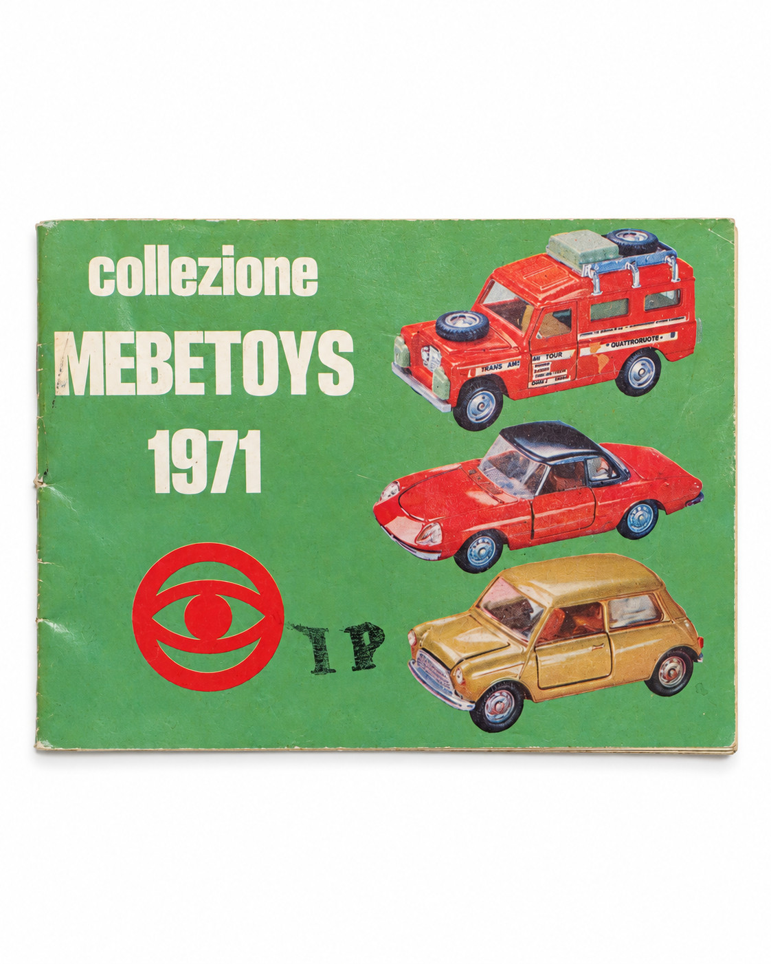 Catalogo Mebetoys Mattel 1971 timbro IP allegato Topolino 810 completo