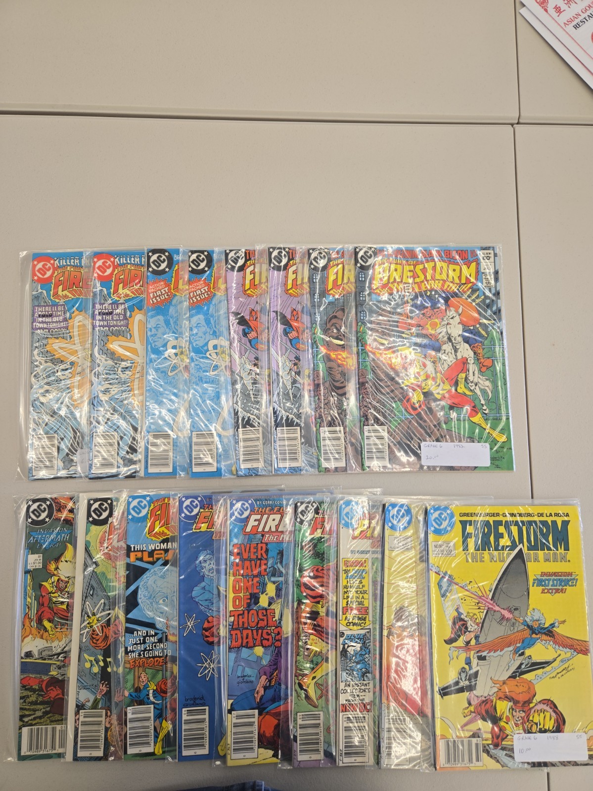 DC Comic Book Lot Firstorm 1980s