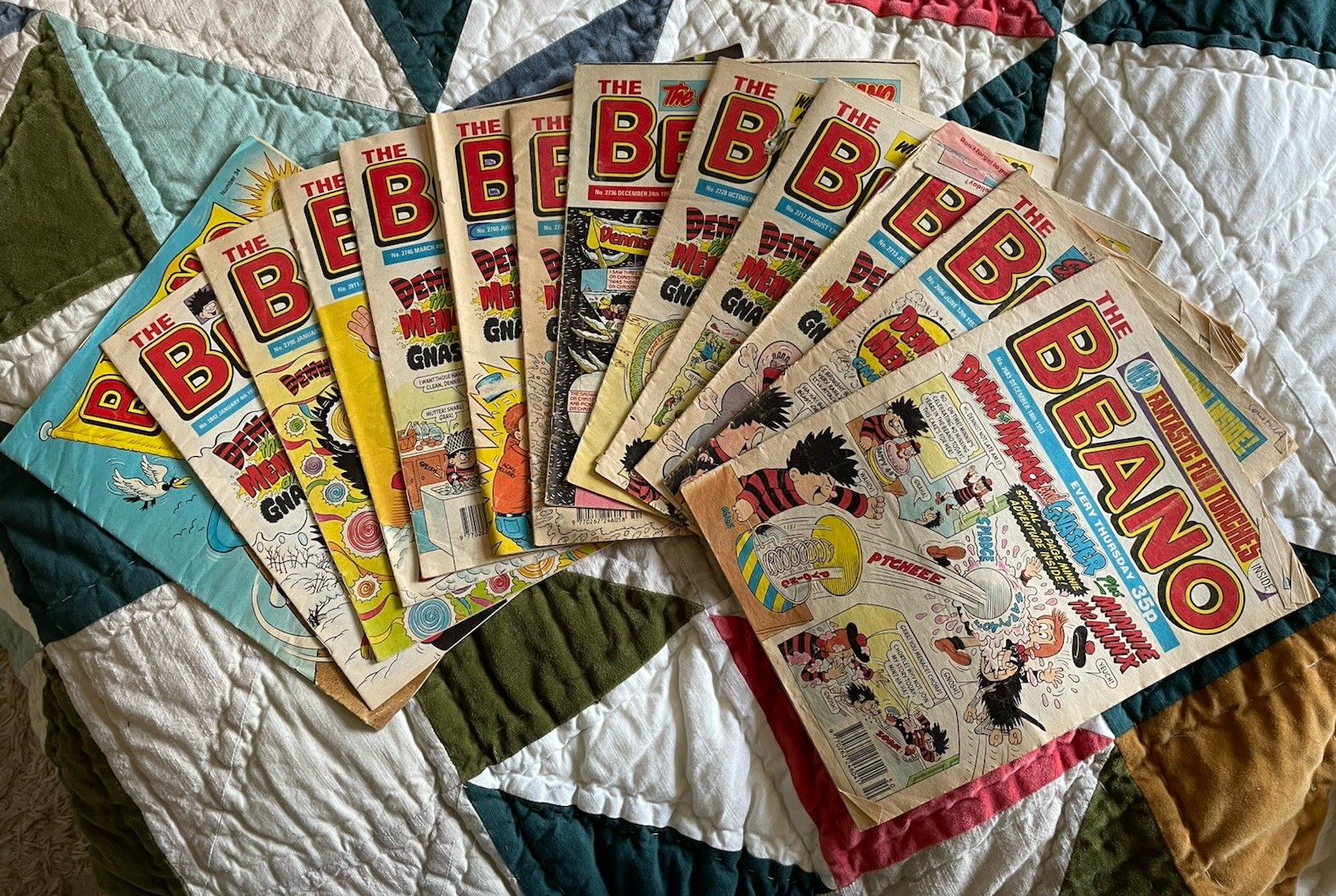 Vintage The Beano Comic Job Lot Of 13-1993-97 Includes ‘96 Summer Special
