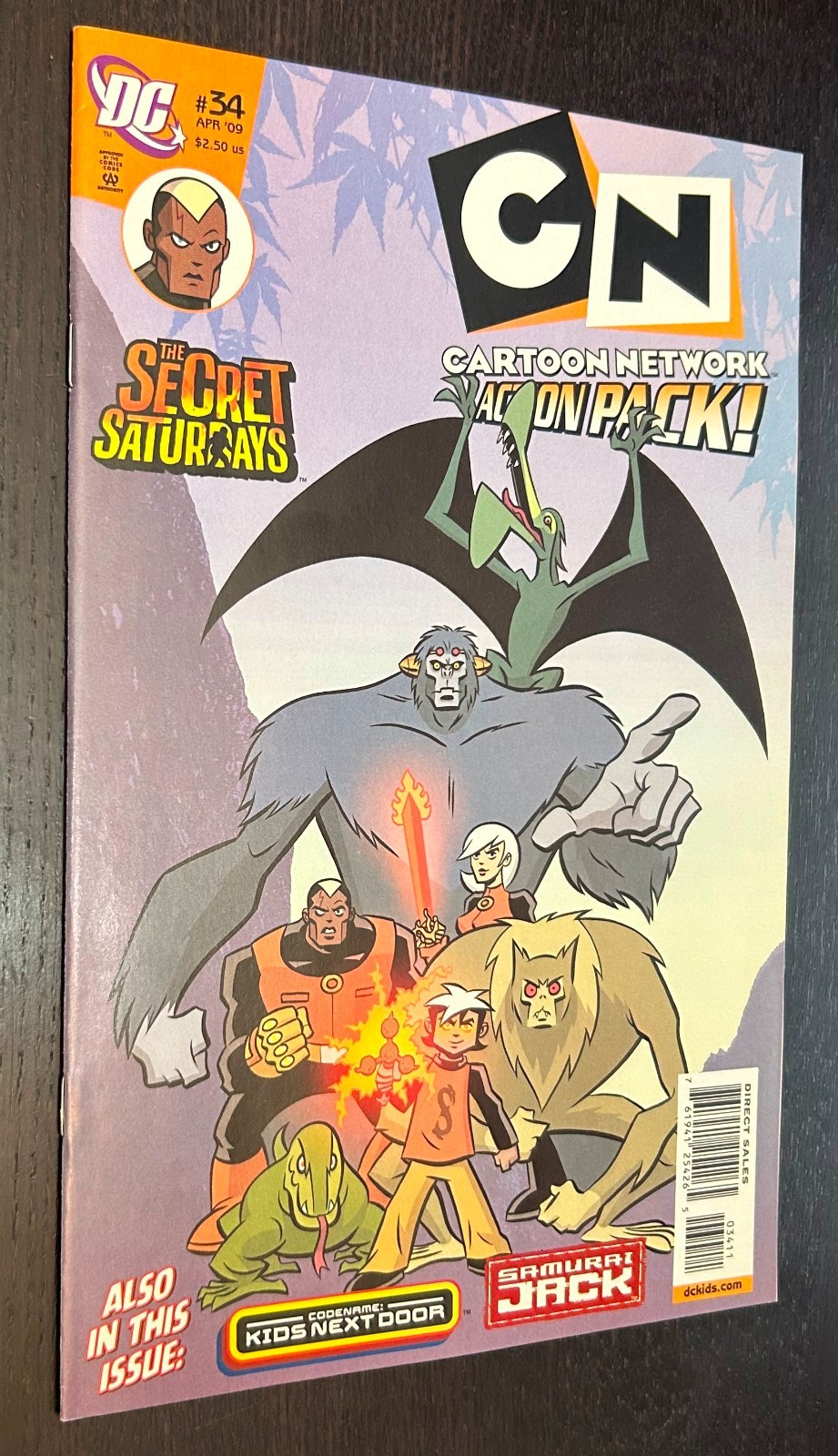 CARTOON NETWORK ACTION PACK #34 (DC Comics 2009) -- Samurai Jack -- NM-
