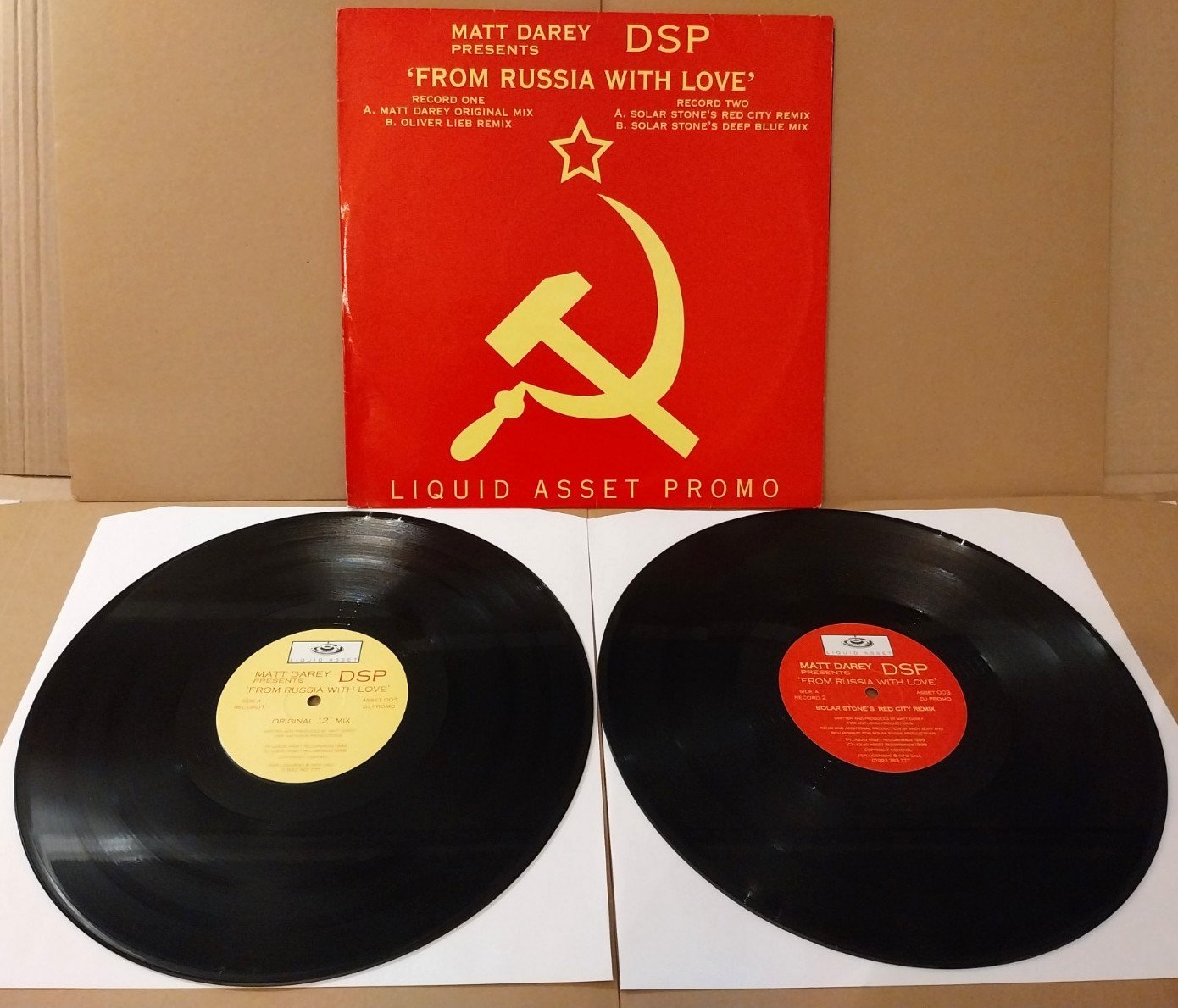 MATT DAREY & DSP - From Russia With Love (2x12" Vinyl Promo) - Classic Trance