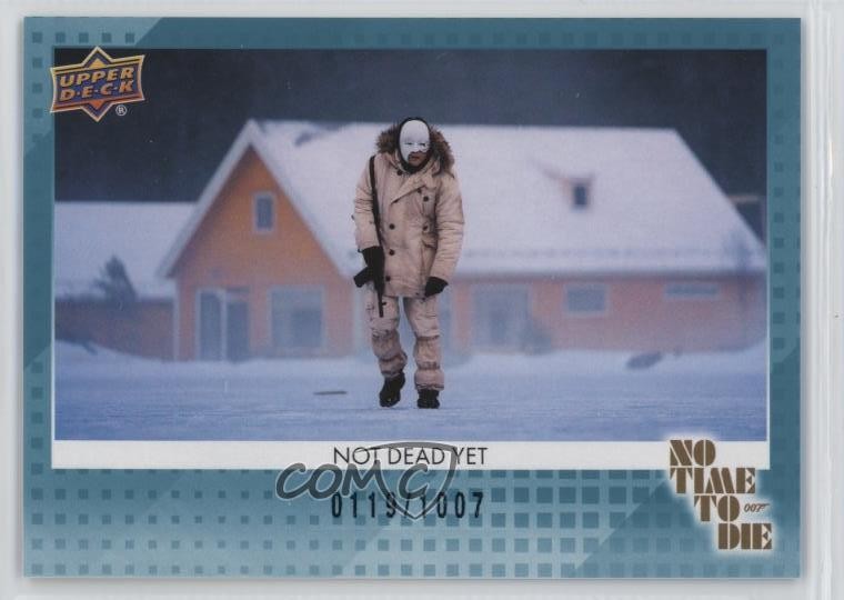 2025 Upper Deck James Bond No Time To Die Teal 007 /1007 Safin Not Dead Yet h6w