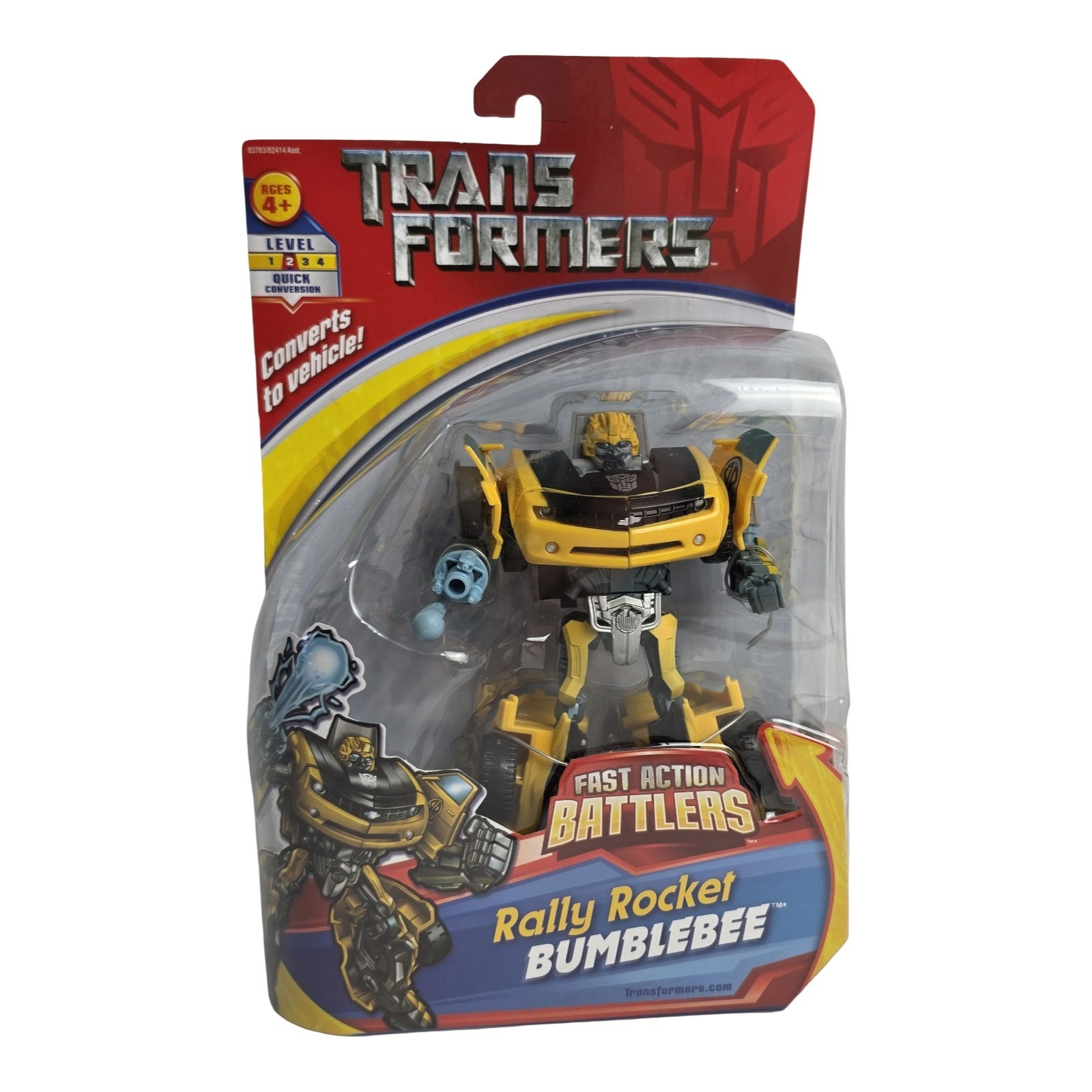NOS Hasbro Transformers Rally Rocket Bumblebee Hasbro 2007 New Sealed Figure