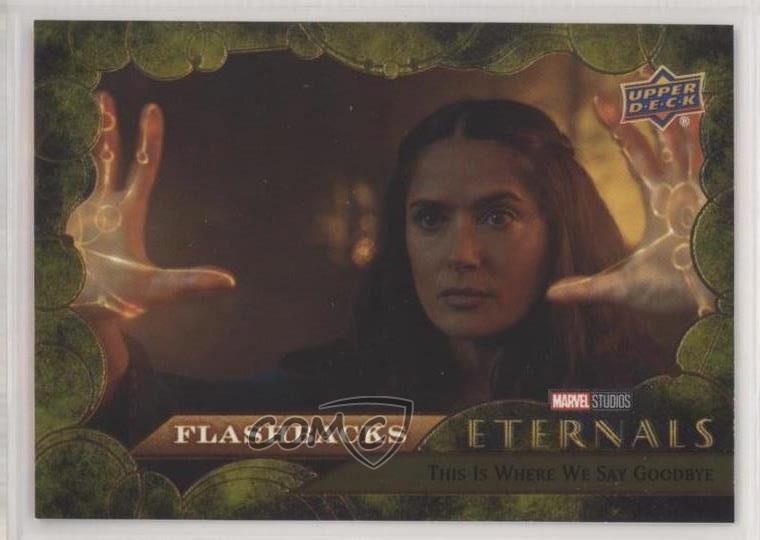 2023 Marvel Eternals Flashbacks Gold 36/99 This is Where We Say Goodbye #109 ba4
