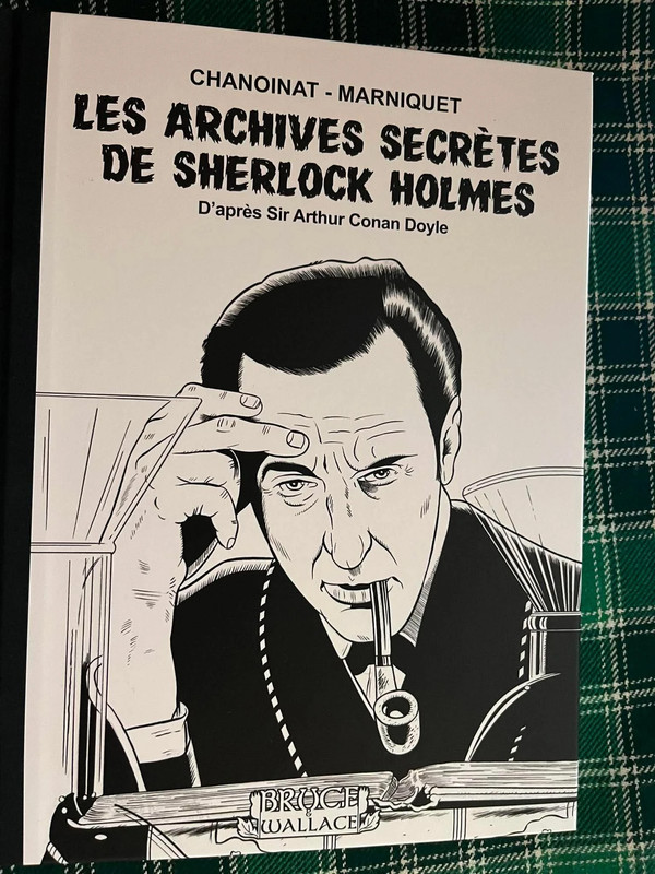 BD - Tirage de tete noir - Les Archives de Sherlock
