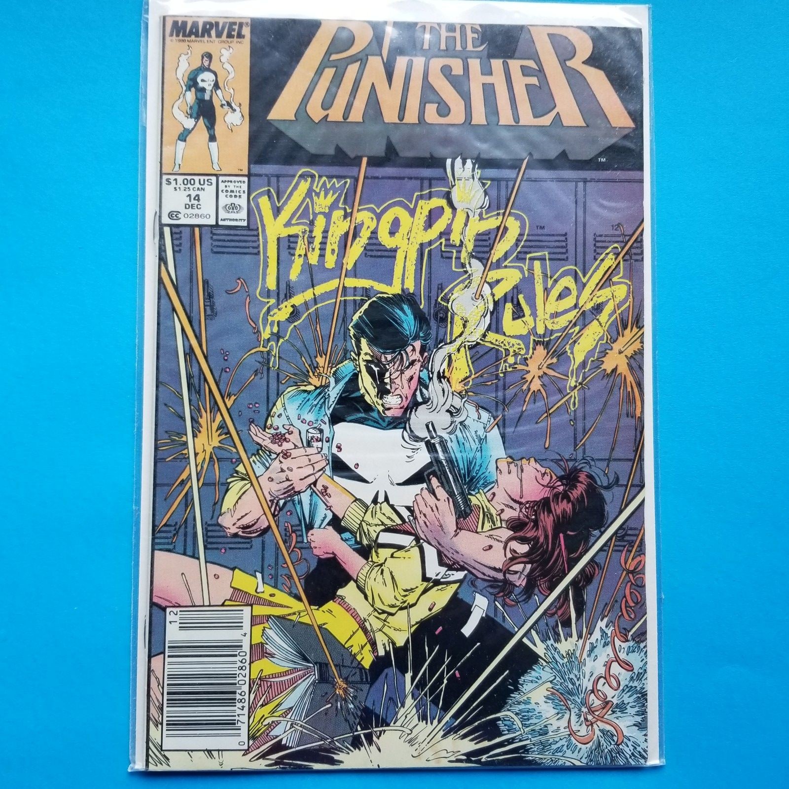 Marvel Il Punitore Fumetto #14 Dicembre 1988 Kingpin Rules Frank Castle
