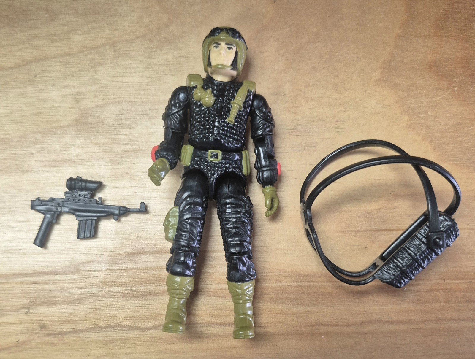 CRAZYLEGS NIGHT FORCE 1988 GI JOE QUASI COMPLETO ORIGINALE BUONE CONDIZIONI