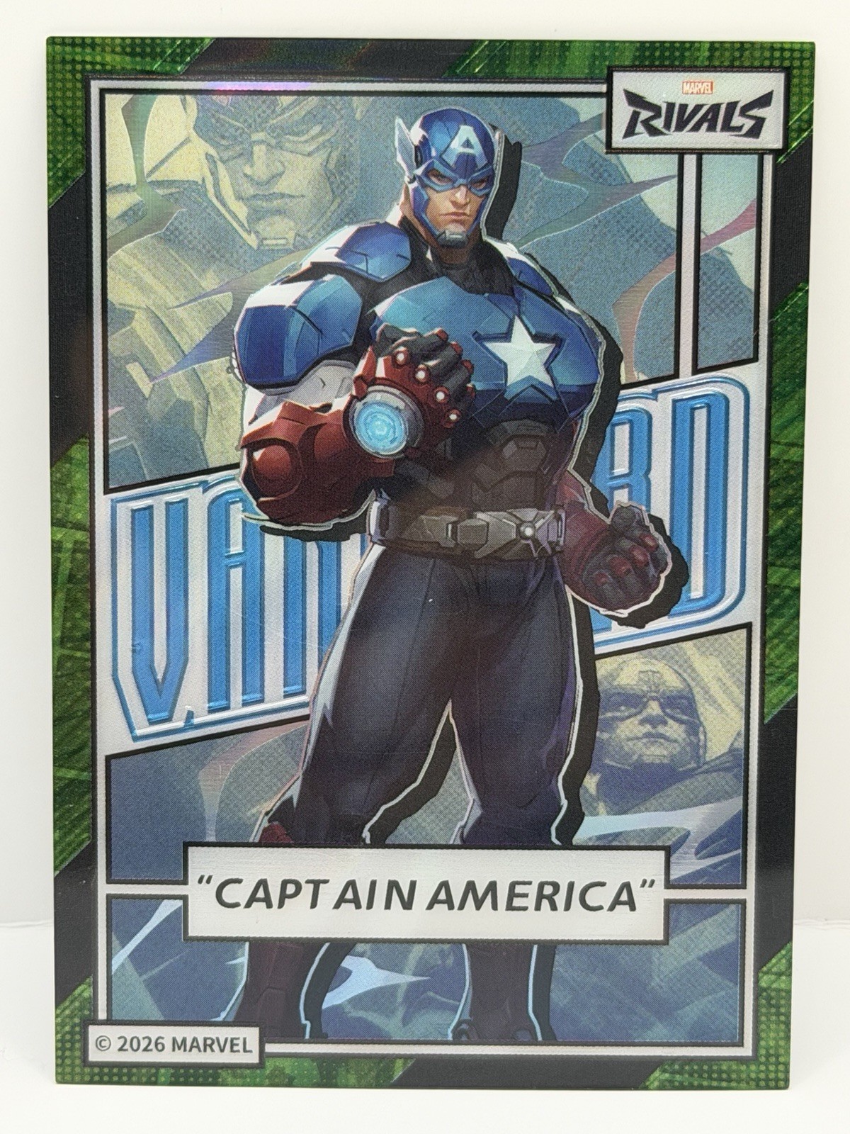 Captain America 2026 Marvel Rivals Eternal Glory Green Vanguard 19/50 MR-FE-02