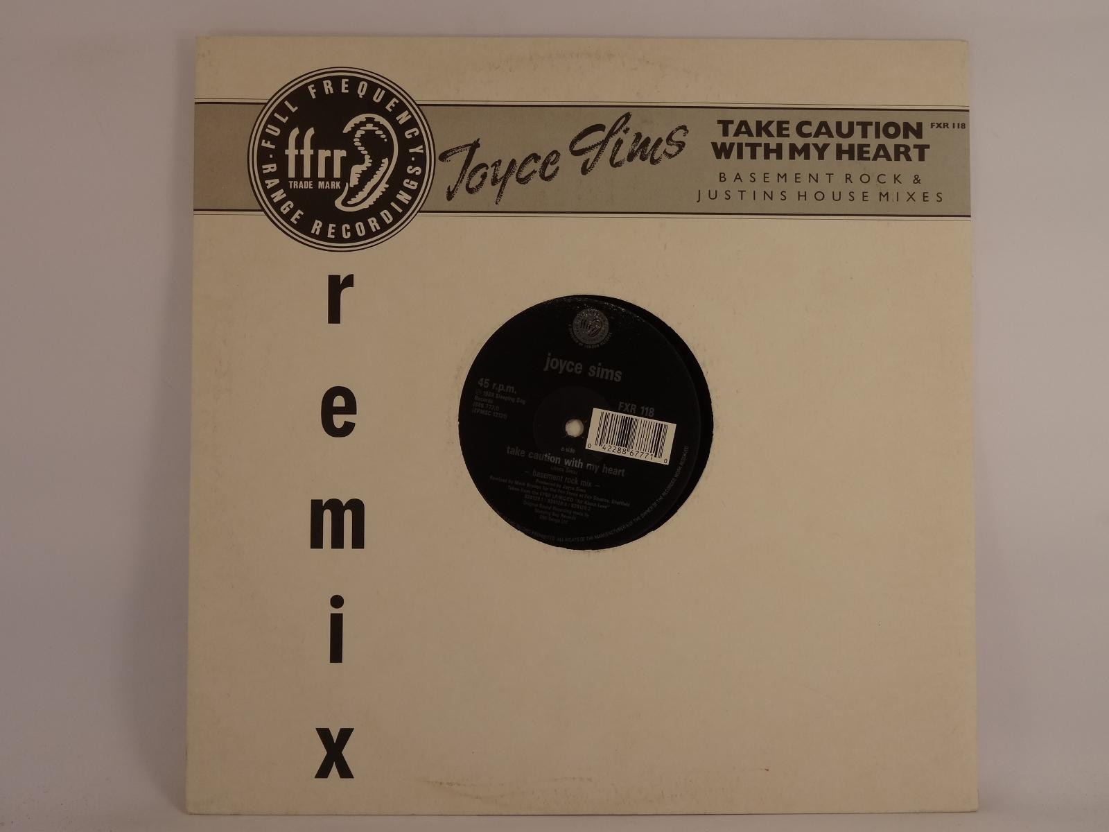 SIMS,JOYCE TAKE CAUTION WITH MY HEART (A) 12" FFRR