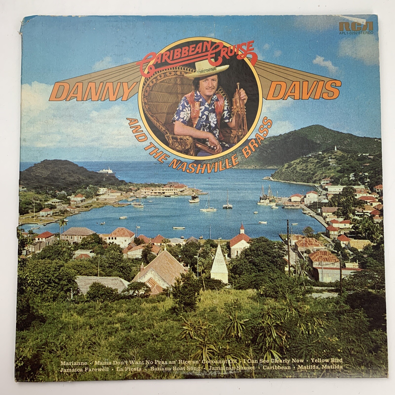 Danny Davis & Nashville Brass Caribbean Cruise LP Record Album Vinyl
