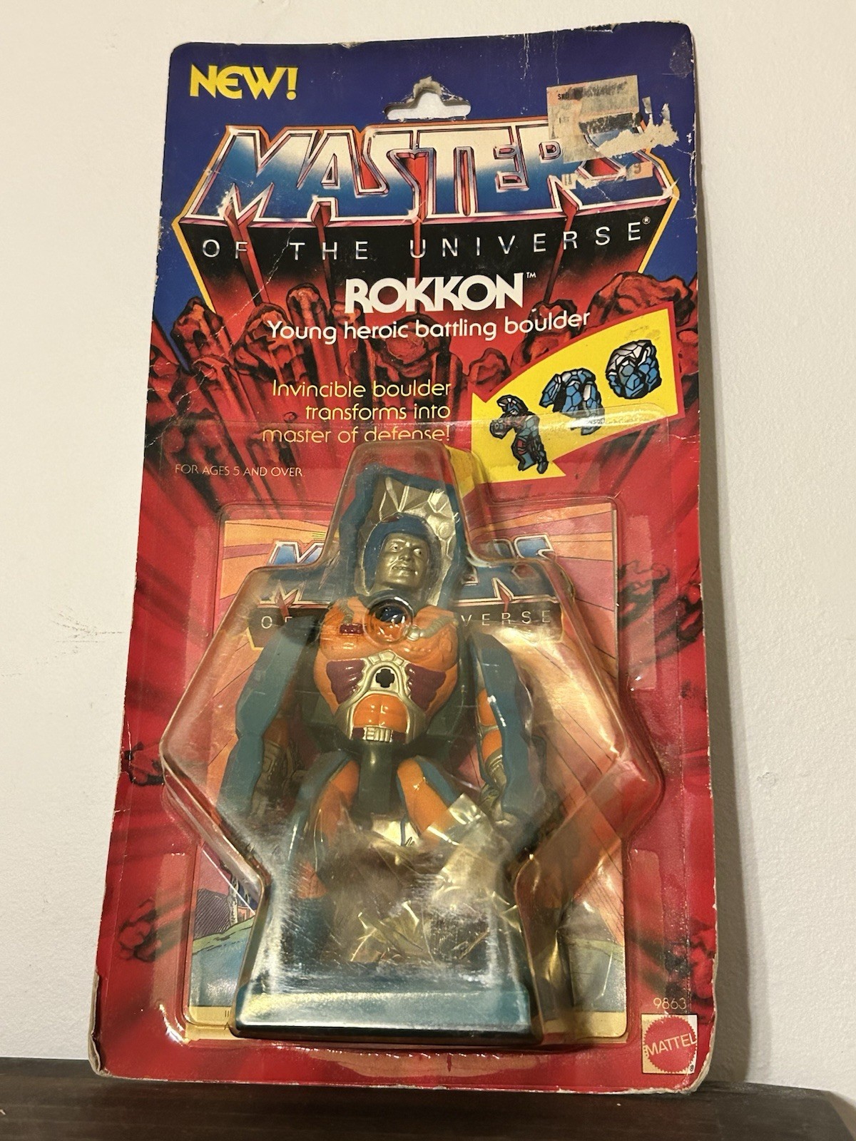 Masters of the Universe MOTU Rokkon action figure MOC Mattel 1985