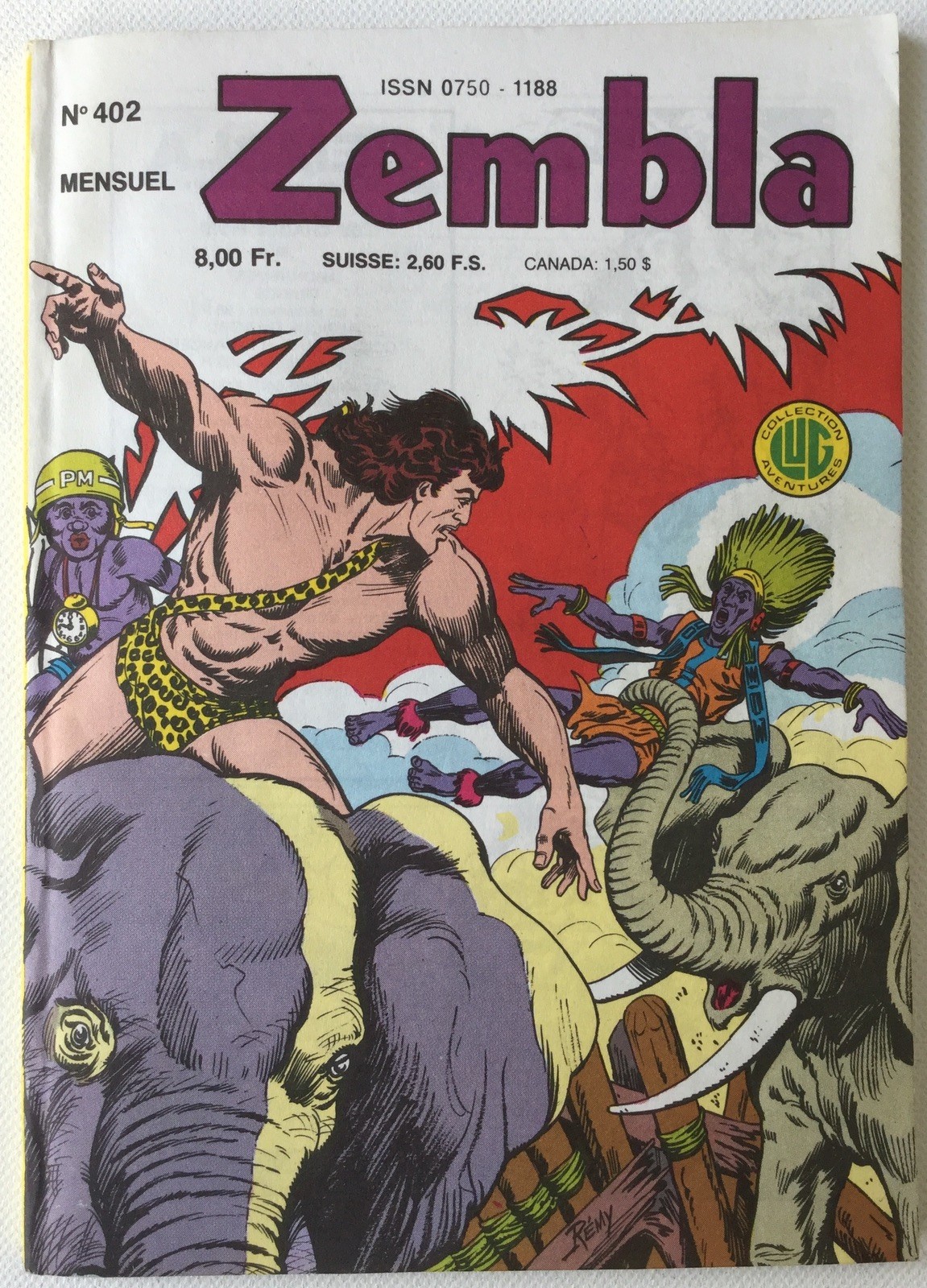 Zembla n°402 juillet 1988 Editions Lug