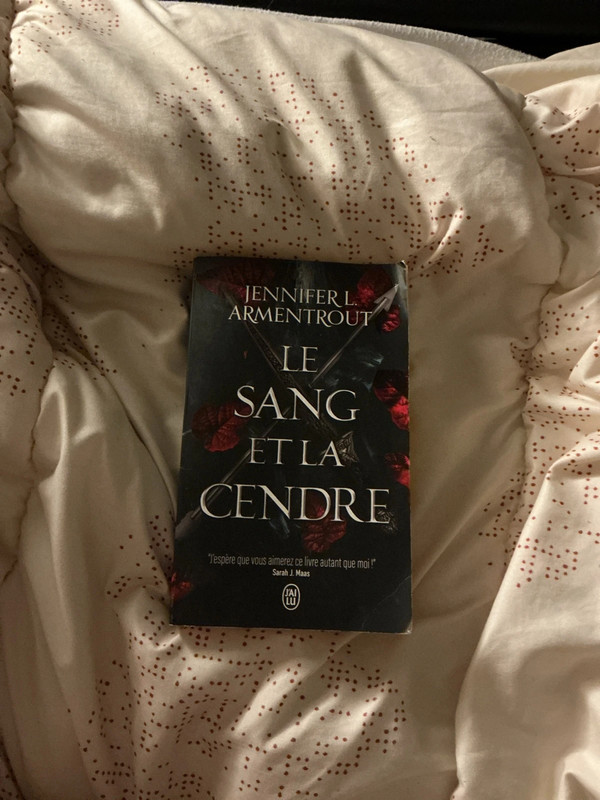 Livre le sang et la cendre