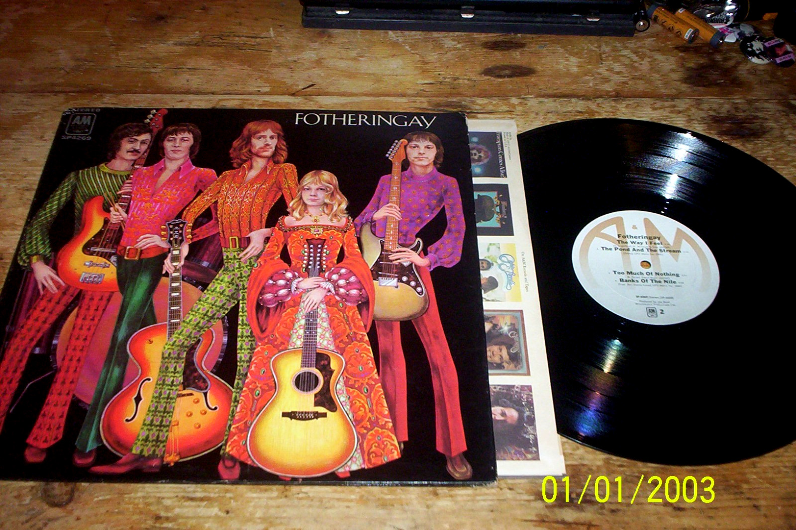 FOTHERINGAY / SANDY DENNY self titled A&M Records VINYL gatefold LP NM-