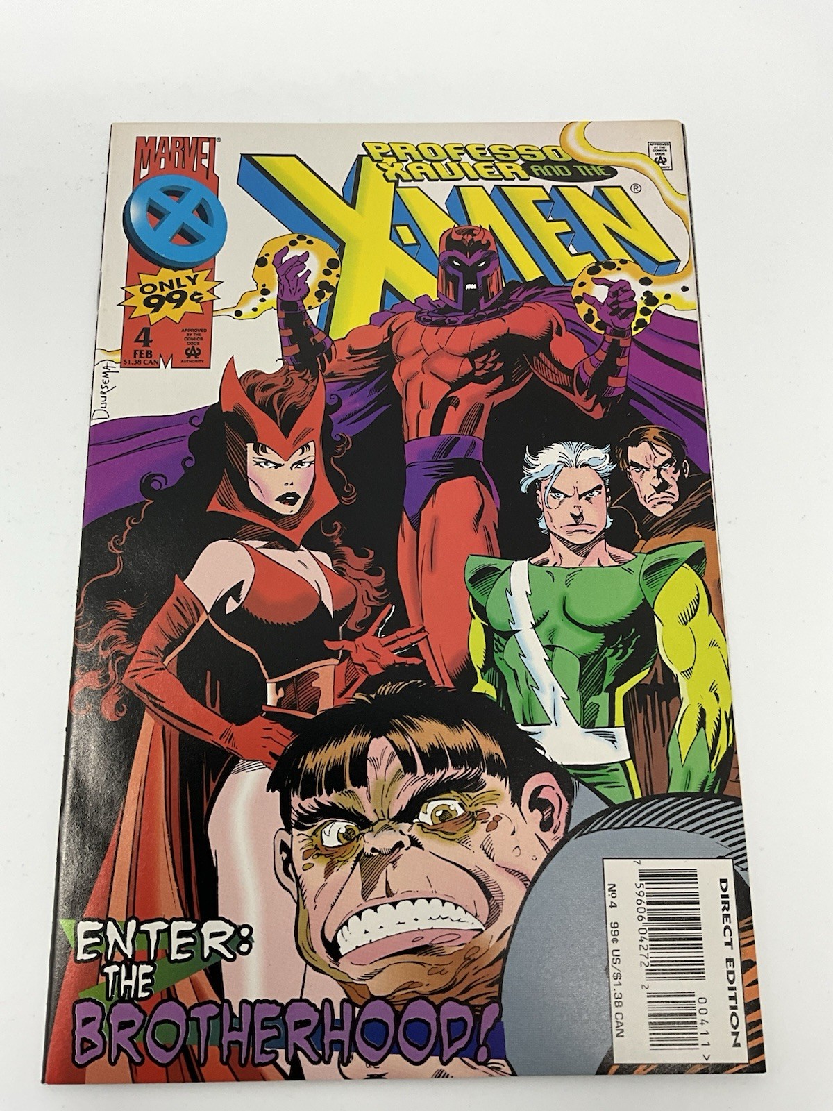 Il Professor Xavier e gli X-Men #4 (1995) Marvel Comics quasi nuovo mai letto edicola!!!
