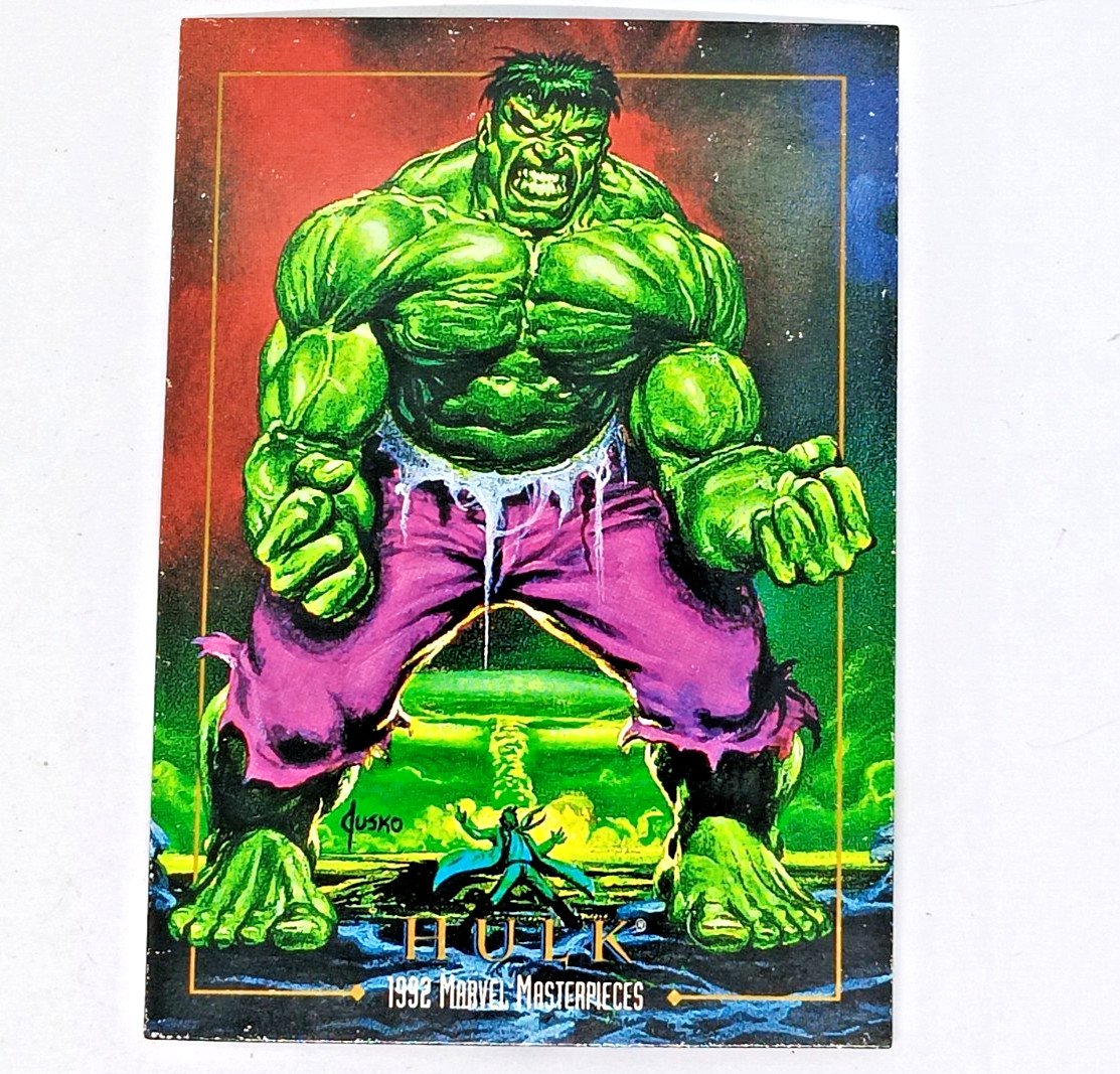 1992 Marvel Masterpieces - Hulk - Carta #32 Joe Jusko Art