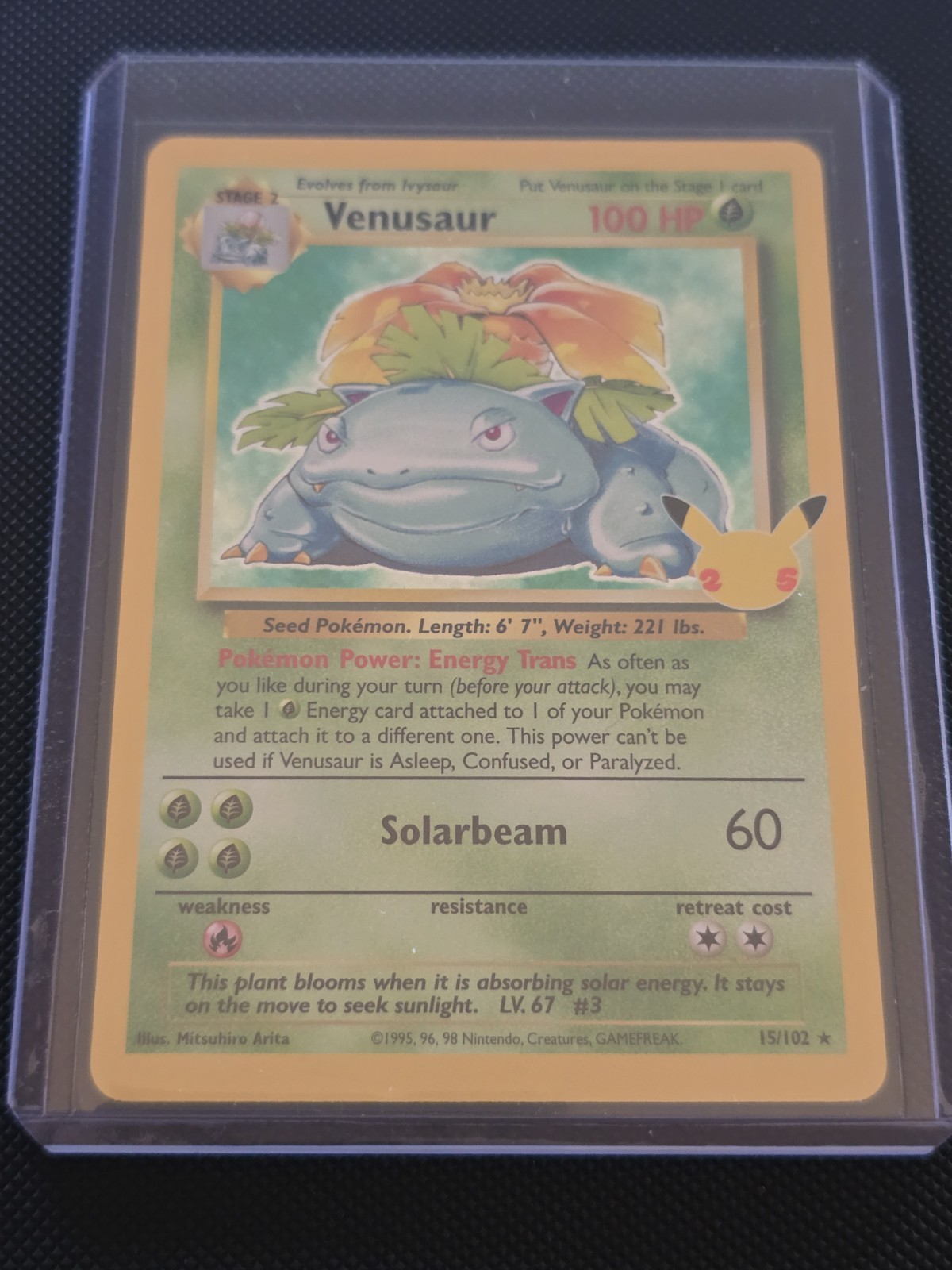 Venusaur 15/102 Celebrazioni: Collezione Classica Holo