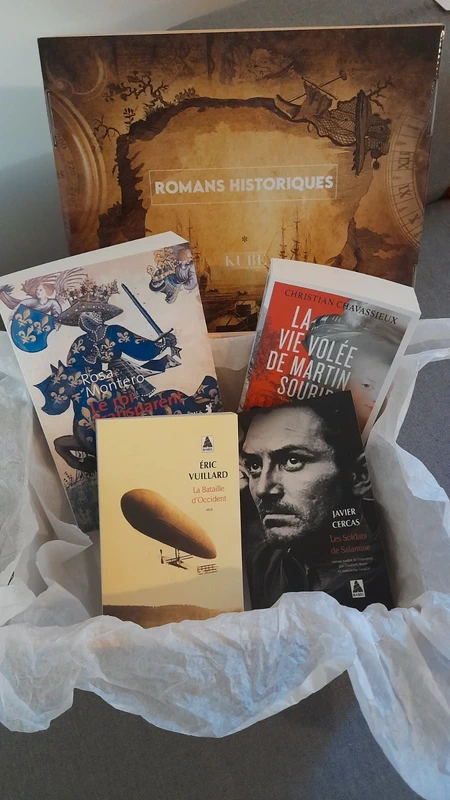 Coffret romans historiques Kube