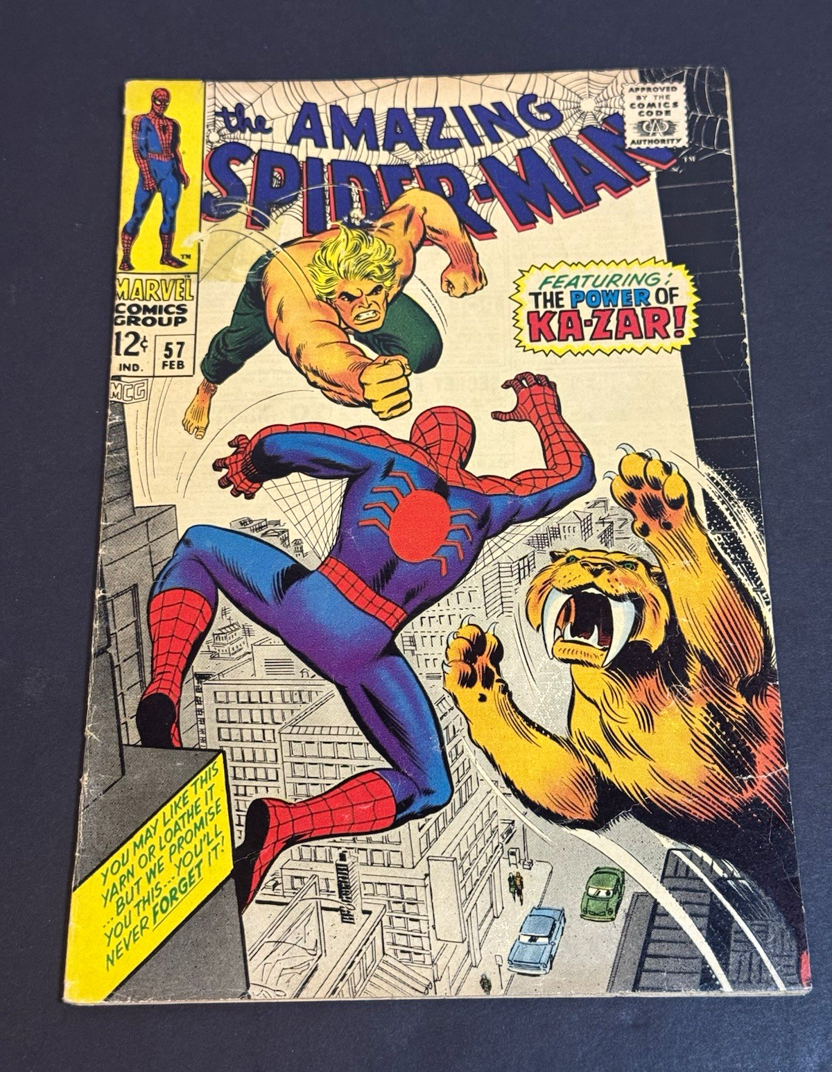 The Amazing Spider-Man #57 buone condizioni 1967 Marvel Comics